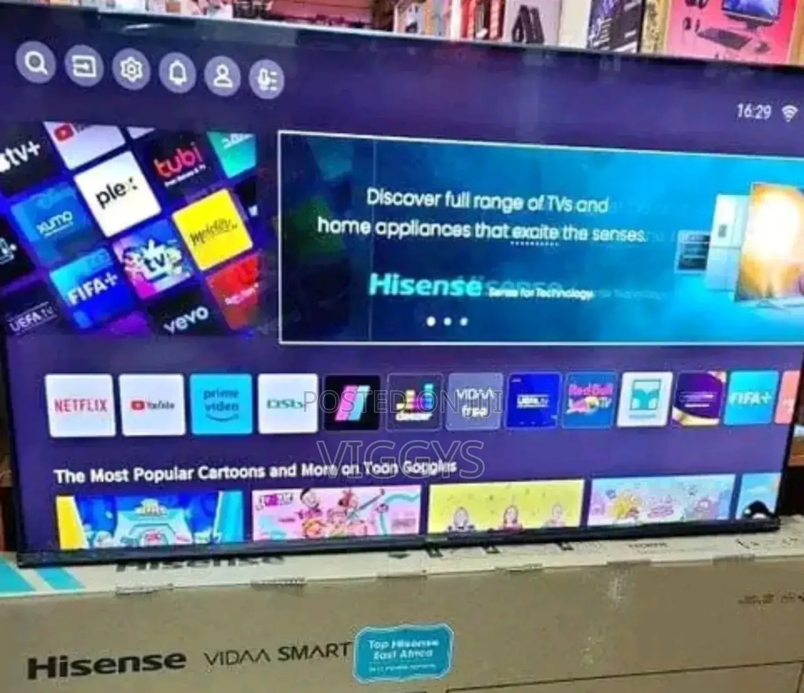 New Hisense 43 Smart UHD4 K A6 Series D-7