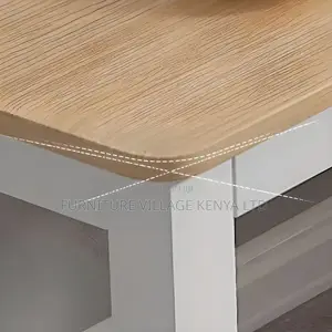 Modern Rectangle Lumber Wood Grain Office Computer Desk