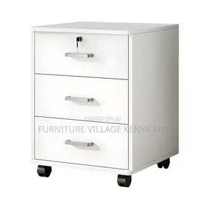 Modern Style Cabinet With Key Locking Drawers