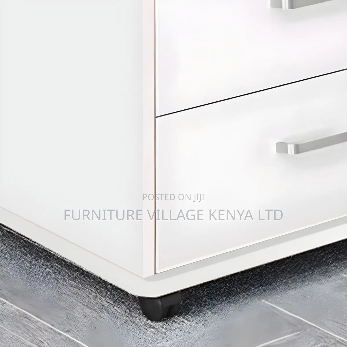 Contemporary Wooden Frame File Cabinet With Storage