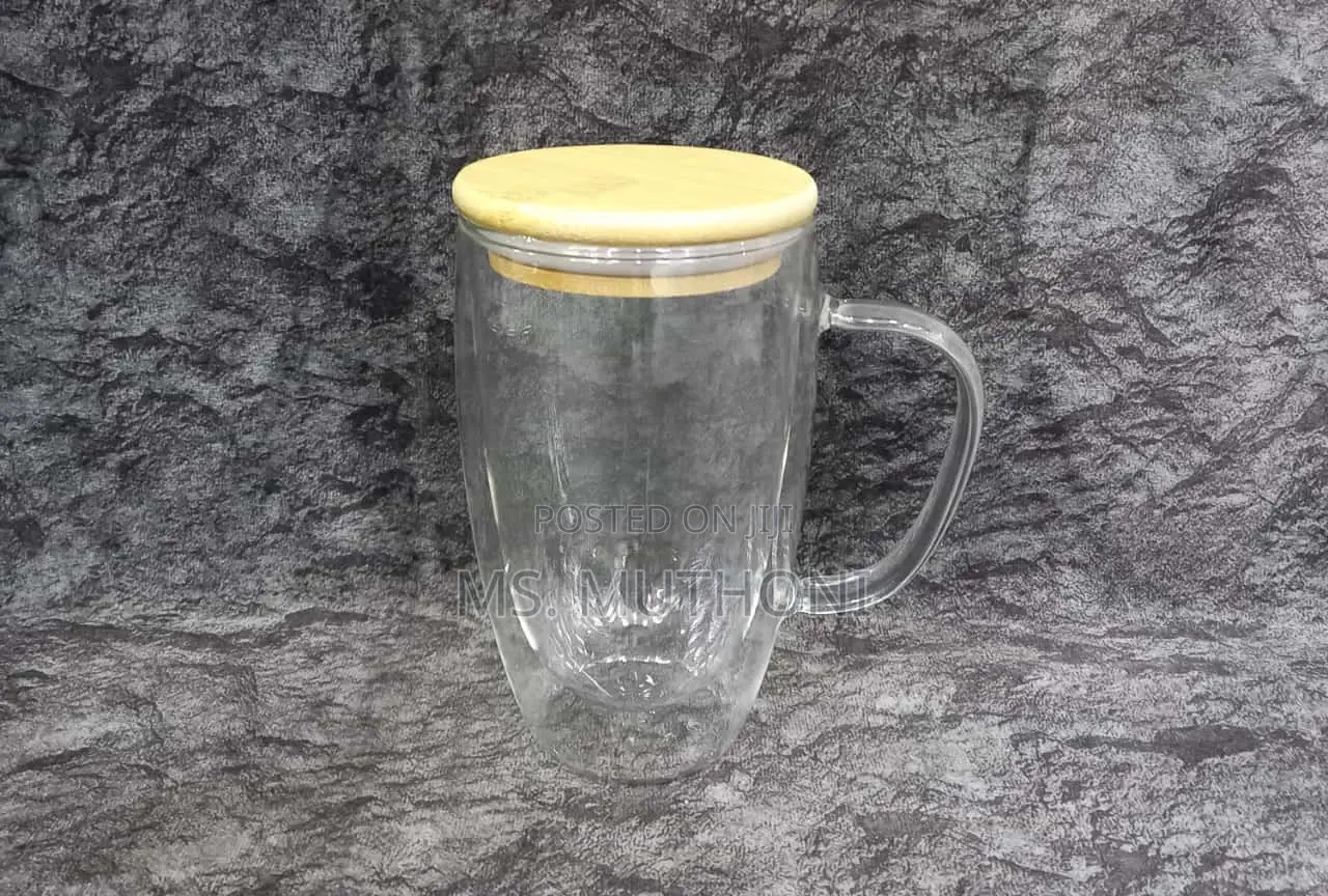 Double Wall Cup With Bamboo Lid