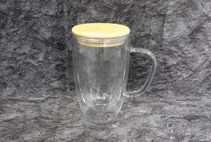 Double Wall Cup With Bamboo Lid