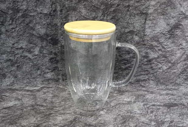 Double Wall Cup With Bamboo Lid