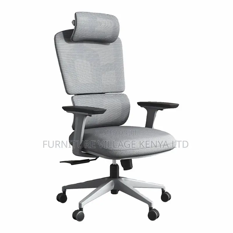 Adjustable Height Modern Mesh Task Chair in Black