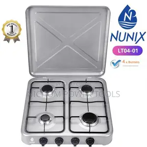 Nunix 4 Burner Full Gas Table Top Cooker