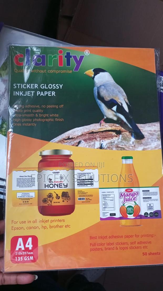 A4 Sticker Glossy Photo Papers - main view