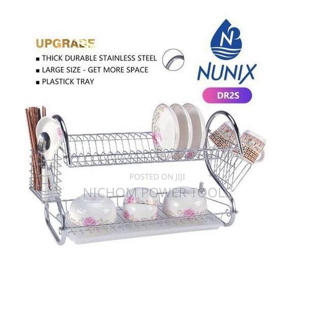 Nunix 2 Layer Stainless Steel Dishrack DR2S