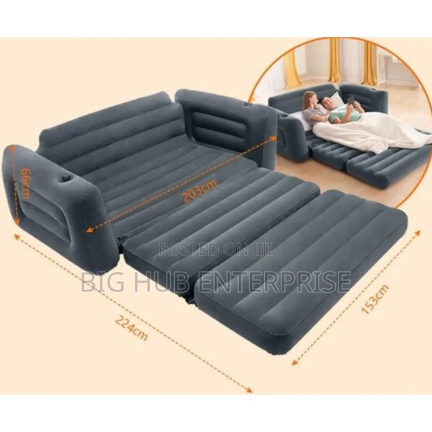 *3 Seater Intex Inflatable Pull-Out Sofaextendable Free Pump - thumbnail 2