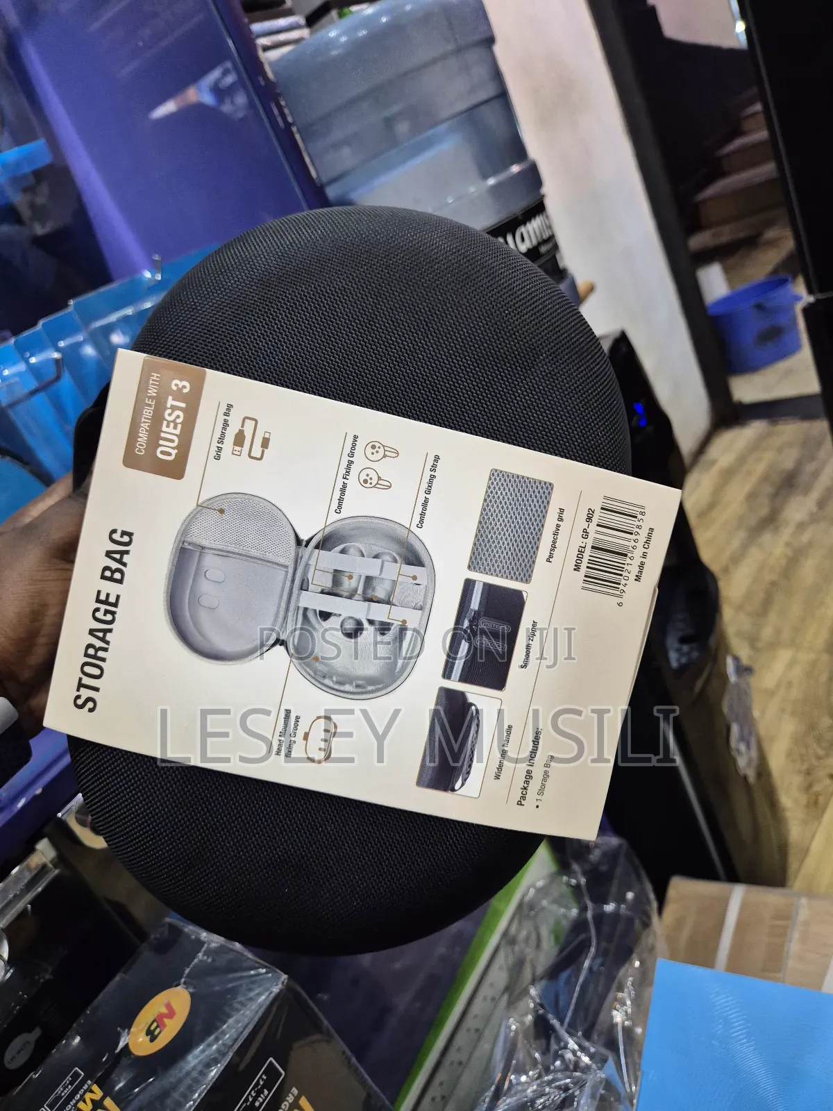 Storage Bag for Oculus Meta Quest 3 (Black)