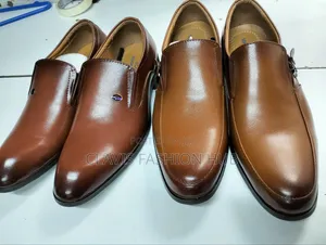 Men Official Shoes Brown