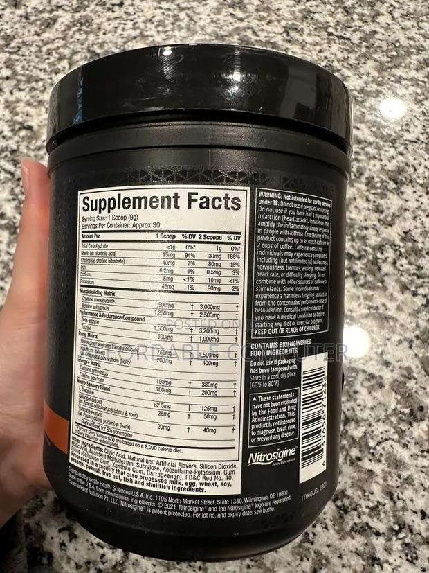 Muscletech Vapor X5 Pre-Workout 9.6 Oz 30 Servings - thumbnail 4
