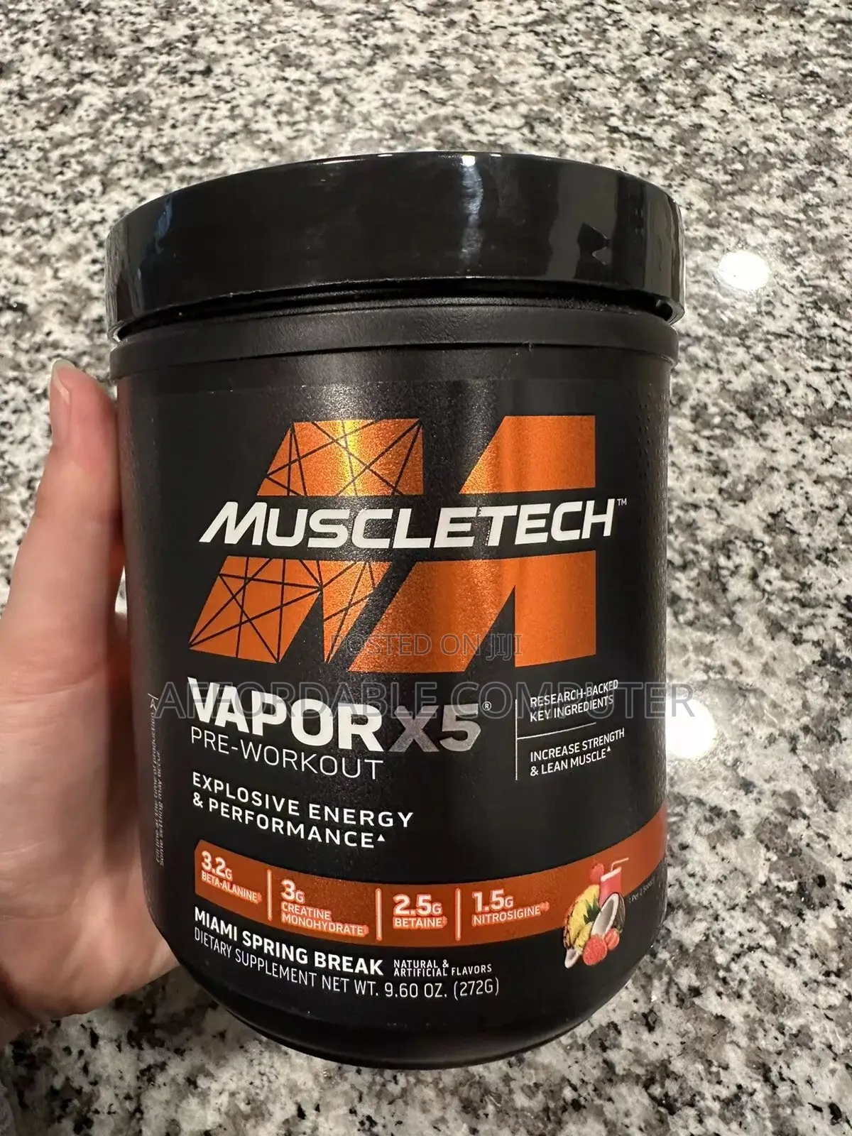 Muscletech Vapor X5 Pre-Workout 9.6 Oz 30 Servings