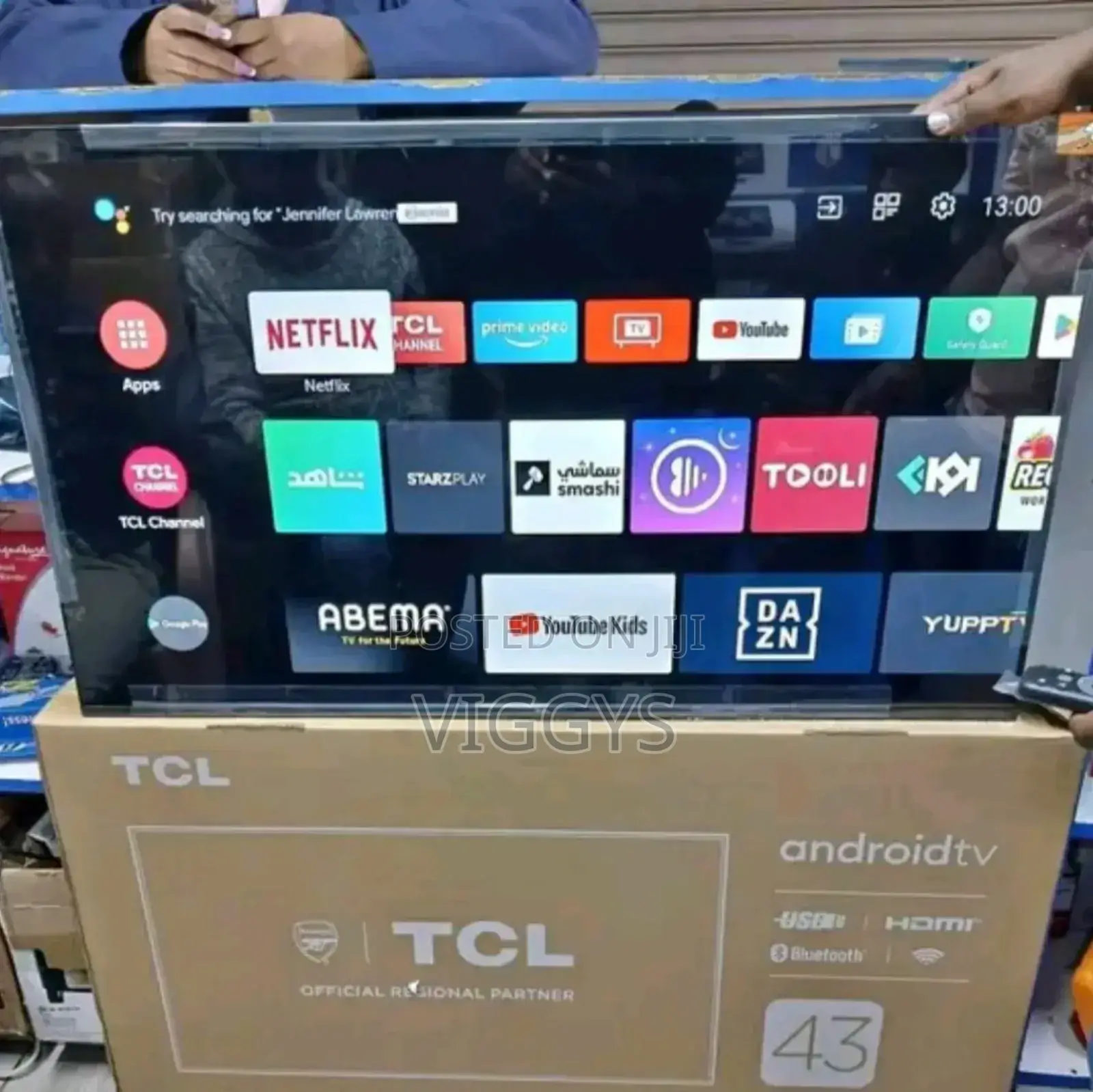 TCL 43 Inch Smart Tv With HDMI H-6