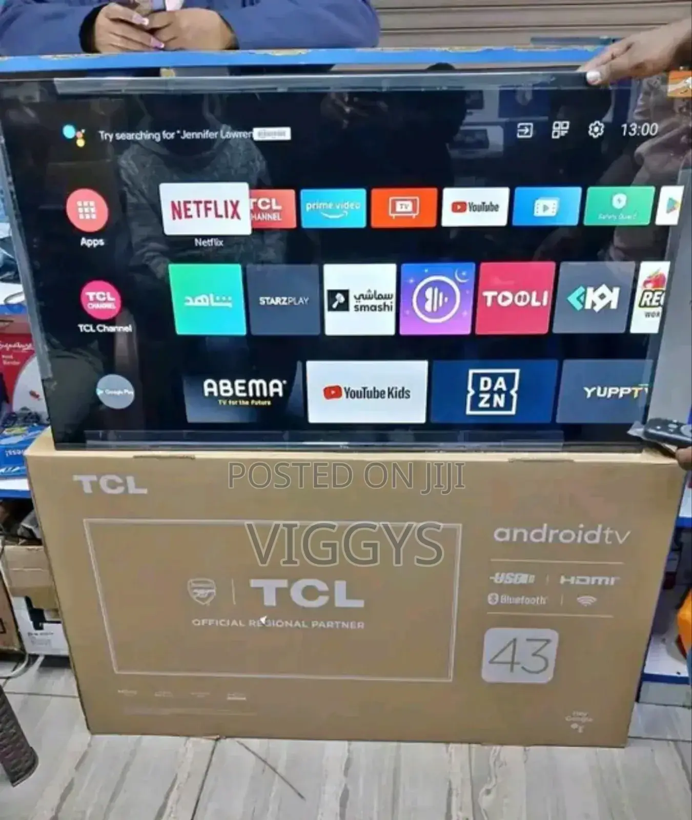 TCL 43 Inch Smart Android TV/ TV 3
