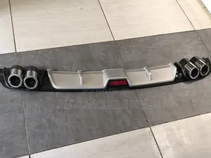 Rear Diffuser - Silver Black Diffuser
