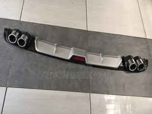 Rear Diffuser - Silver Black Diffuser