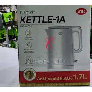 Itel Kettle 2,000W 1.7L Anti-Scald Electric Kettle