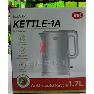 Itel Kettel 2,000W 1.7L Anti-Scald Electric Kettle A