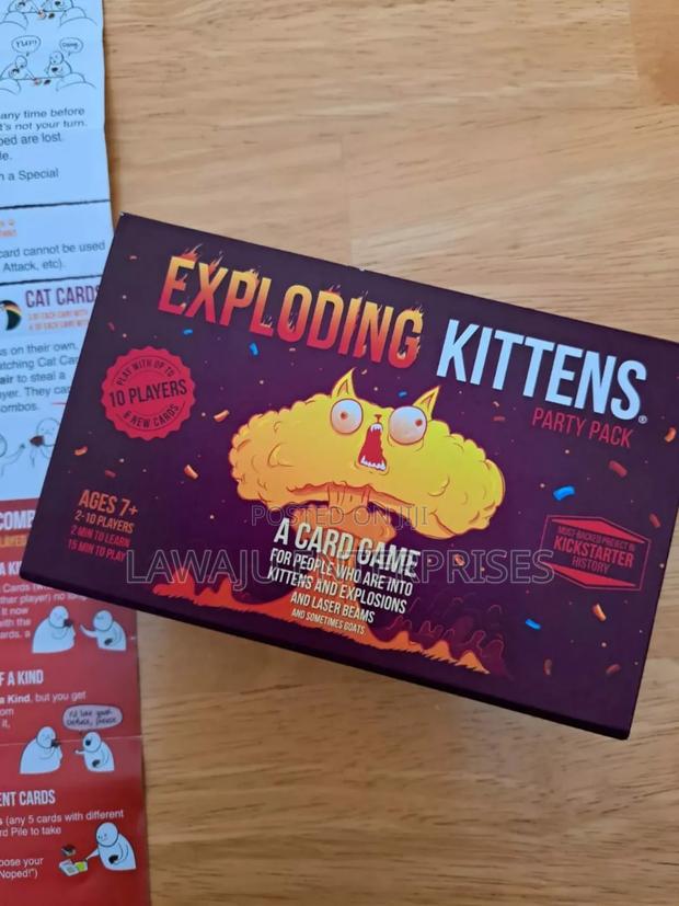 Exploding Kittens Card Game - main view
