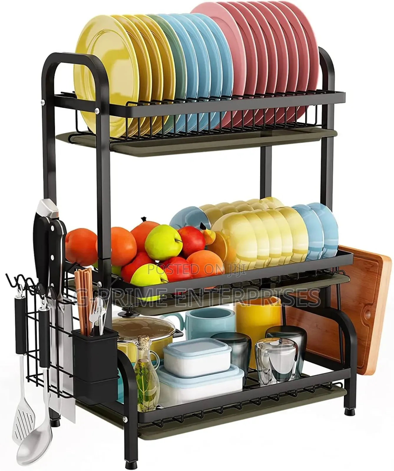 Dish Rack -Dish Drainer -3 Tier