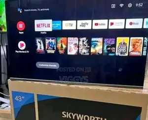 Good Working Skyworth 43 Inch Smart Android TV/ v-6
