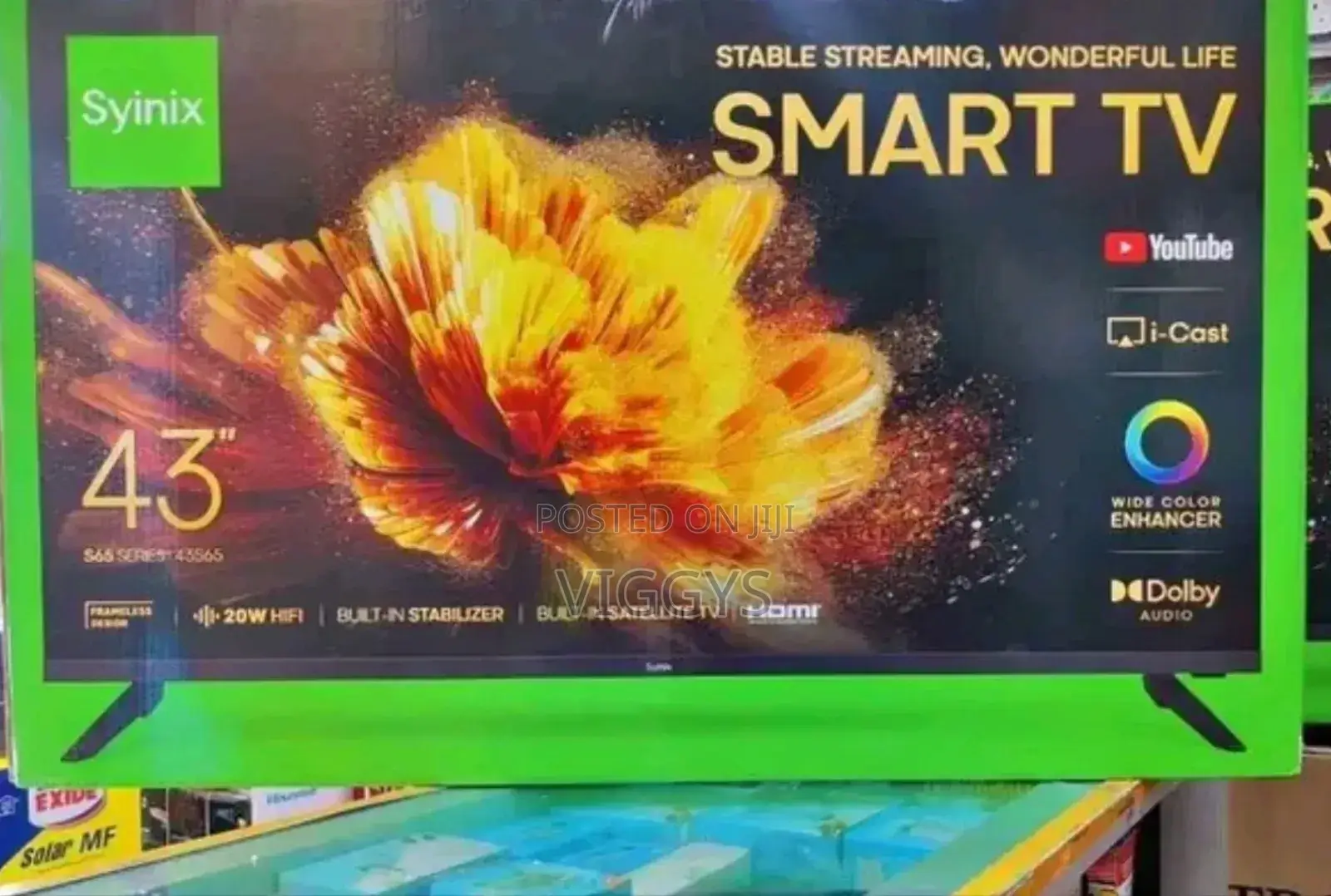 New Synix 43 Inch Smart Tv v-6
