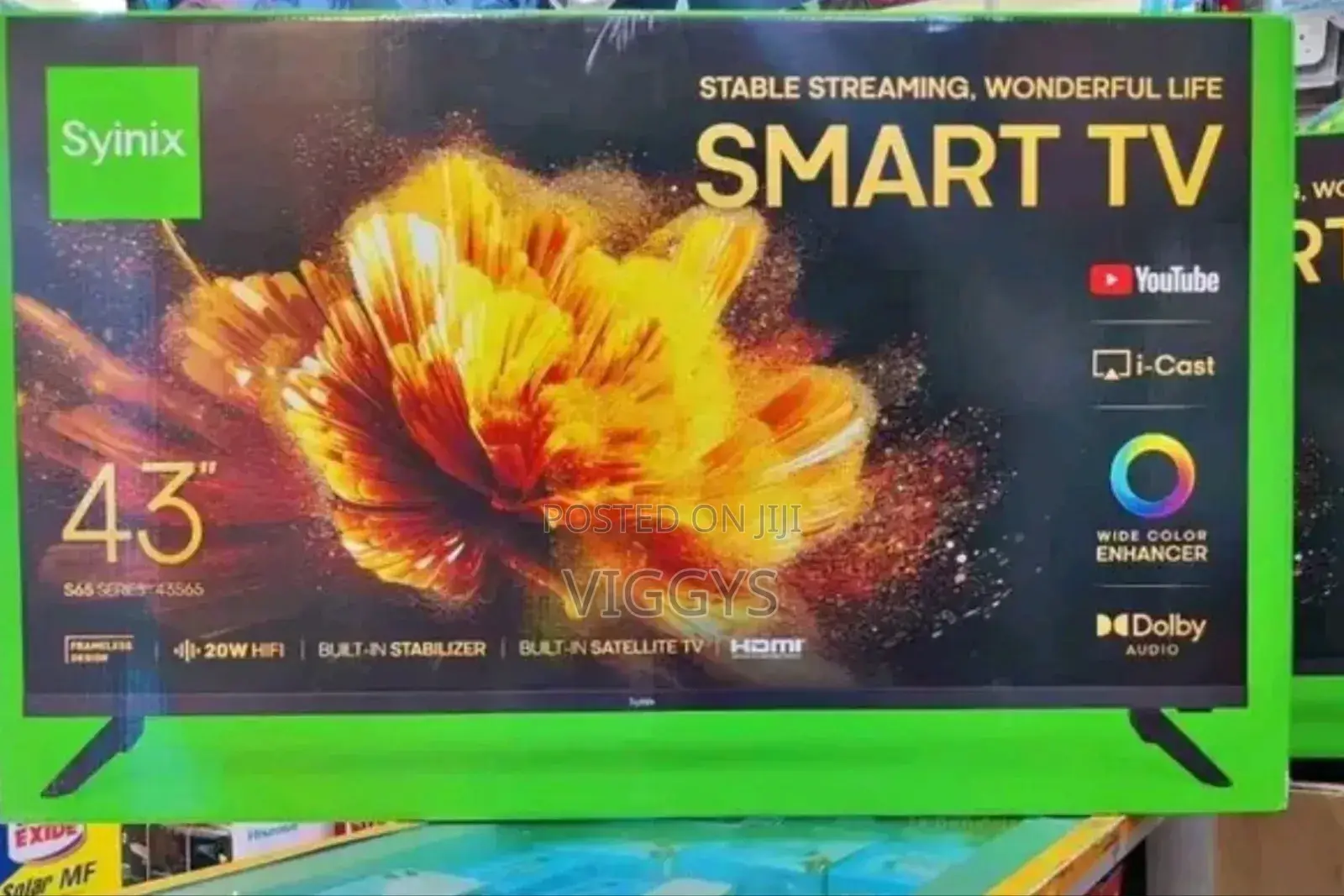 Good Working New Synix 43 Inch Smart Tv N-6