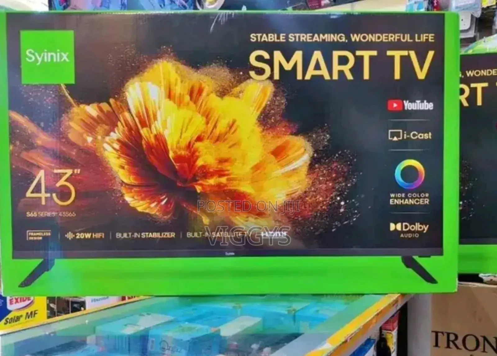 Good Working New Synix 43 Inch Smart Tv N-6