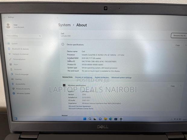 Laptop Dell Latitude 3510 8GB Intel Core I5 SSD 256GB - thumbnail 4