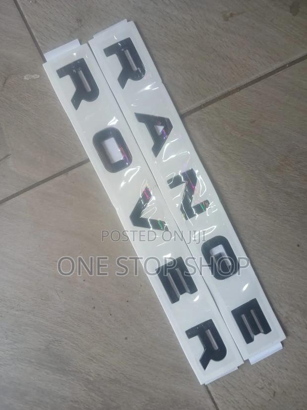 Black Range Rover Letters for Replacement