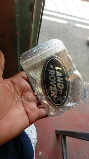 Black Oval Land Rover Boot Badge