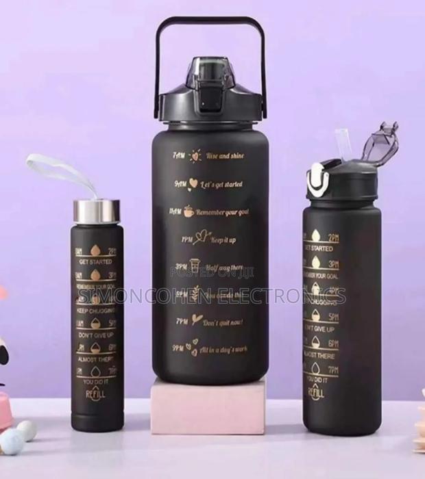 Motivational Water Bottles 3pcs Set - main view
