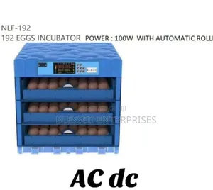 192 Eggs Incubator Machine AC DC Automatic Rollers