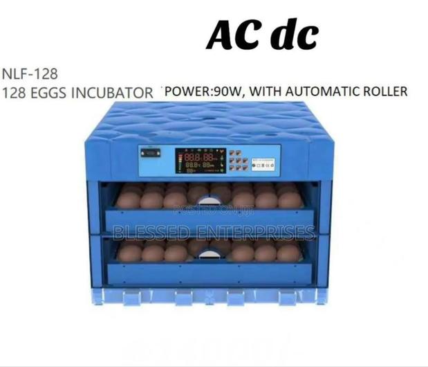 128 Eggs Incubator Machine Automatic AC DC128 Eggs Incubator