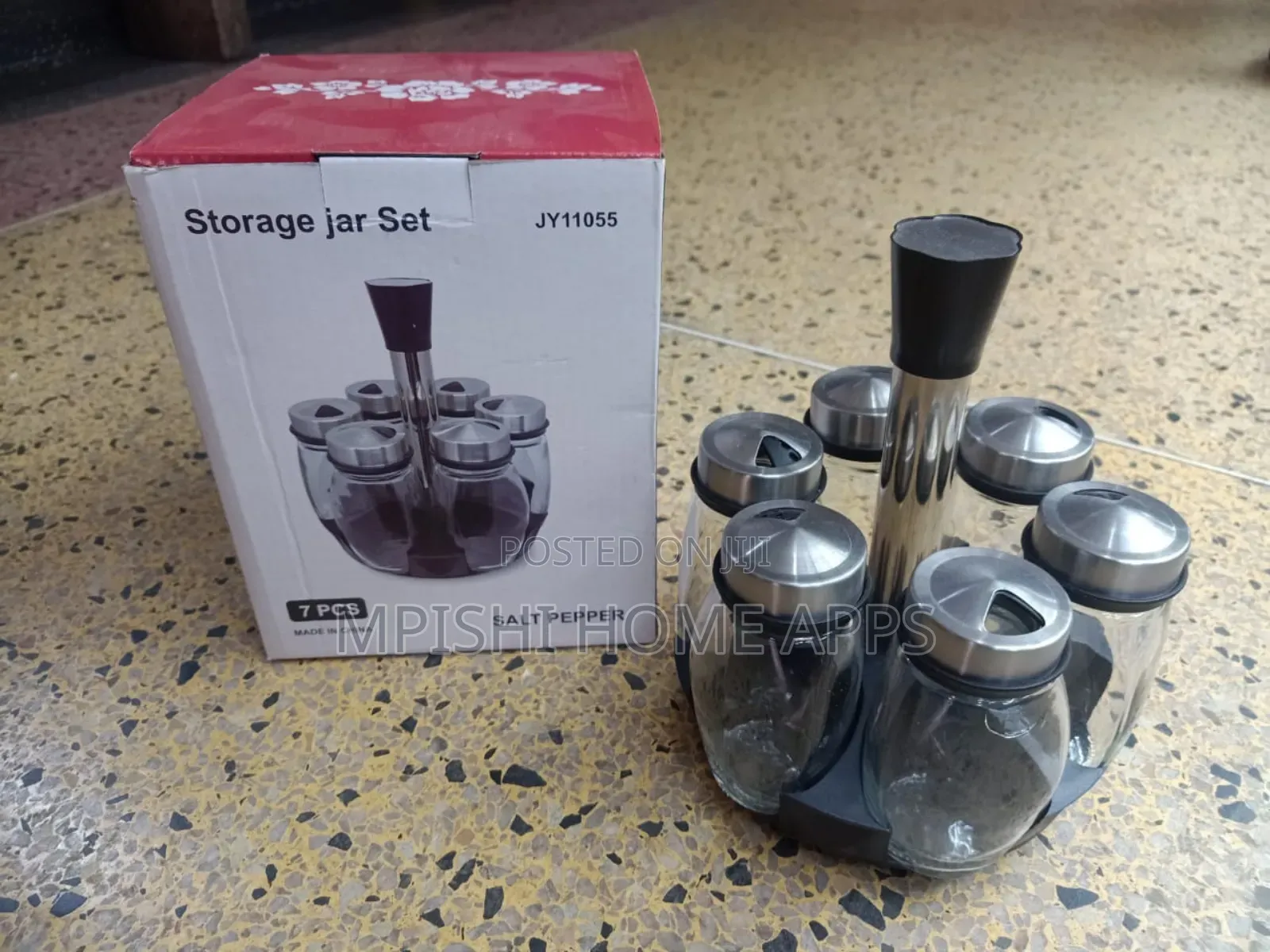 7pcs Spice Jar Set