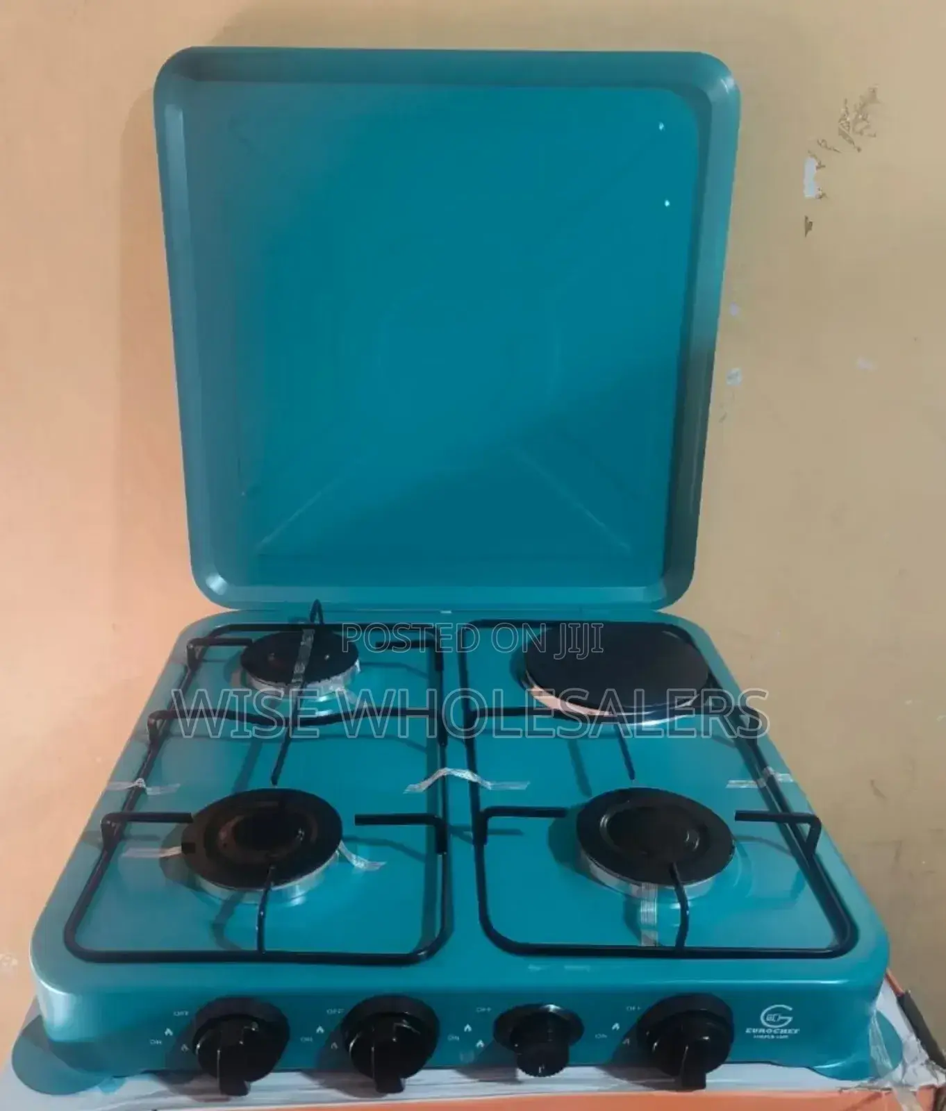 Eurochef 3 Gas And 1 Electric Plate Table Top Gas Cooker