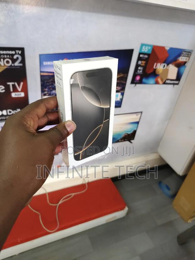 New Apple iPhone 16 Pro 128 GB Black - main view