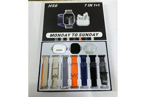 Smart Watch H50 Ultra With Bluetooth Wireless Earphones - thumbnail 2