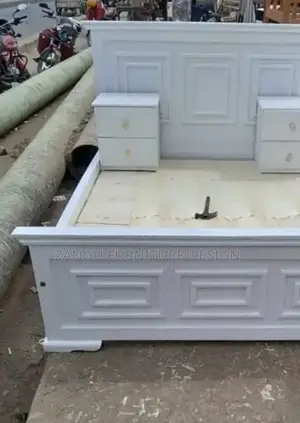 Smart White Bed