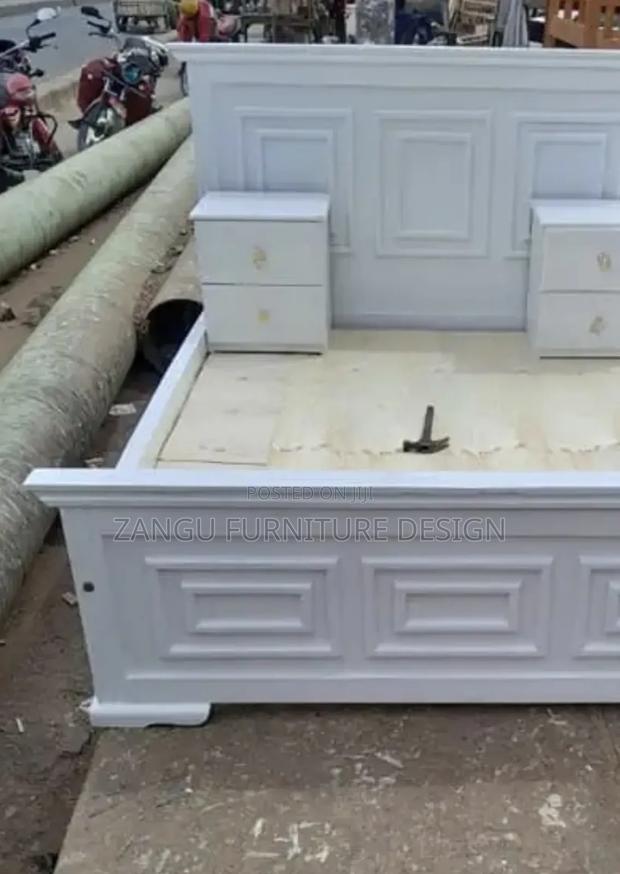 Smart White Bed - main view