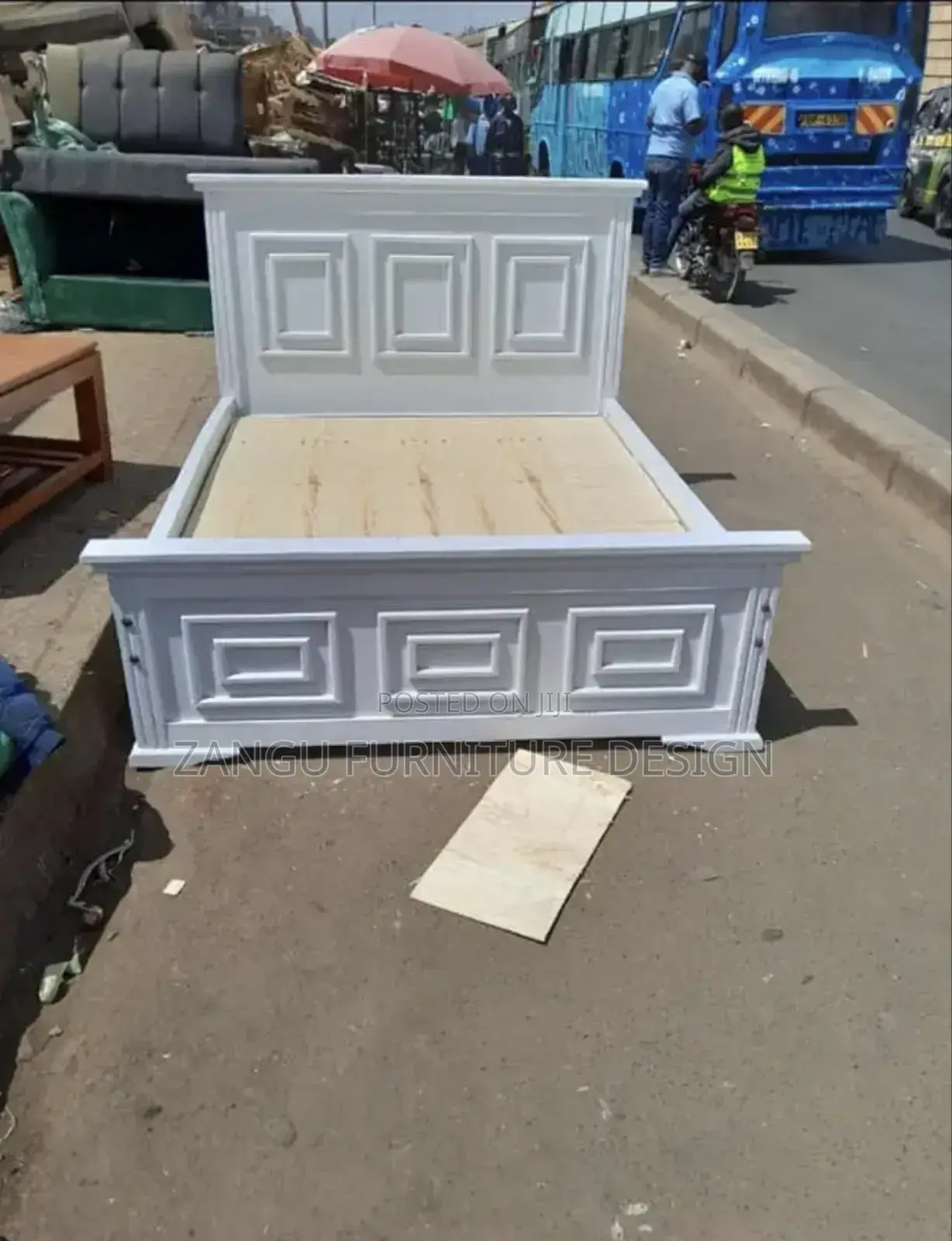 White Exemplary Bed
