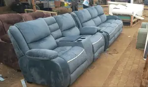 Perfectly Made Leather Semi-Recliner Sofas