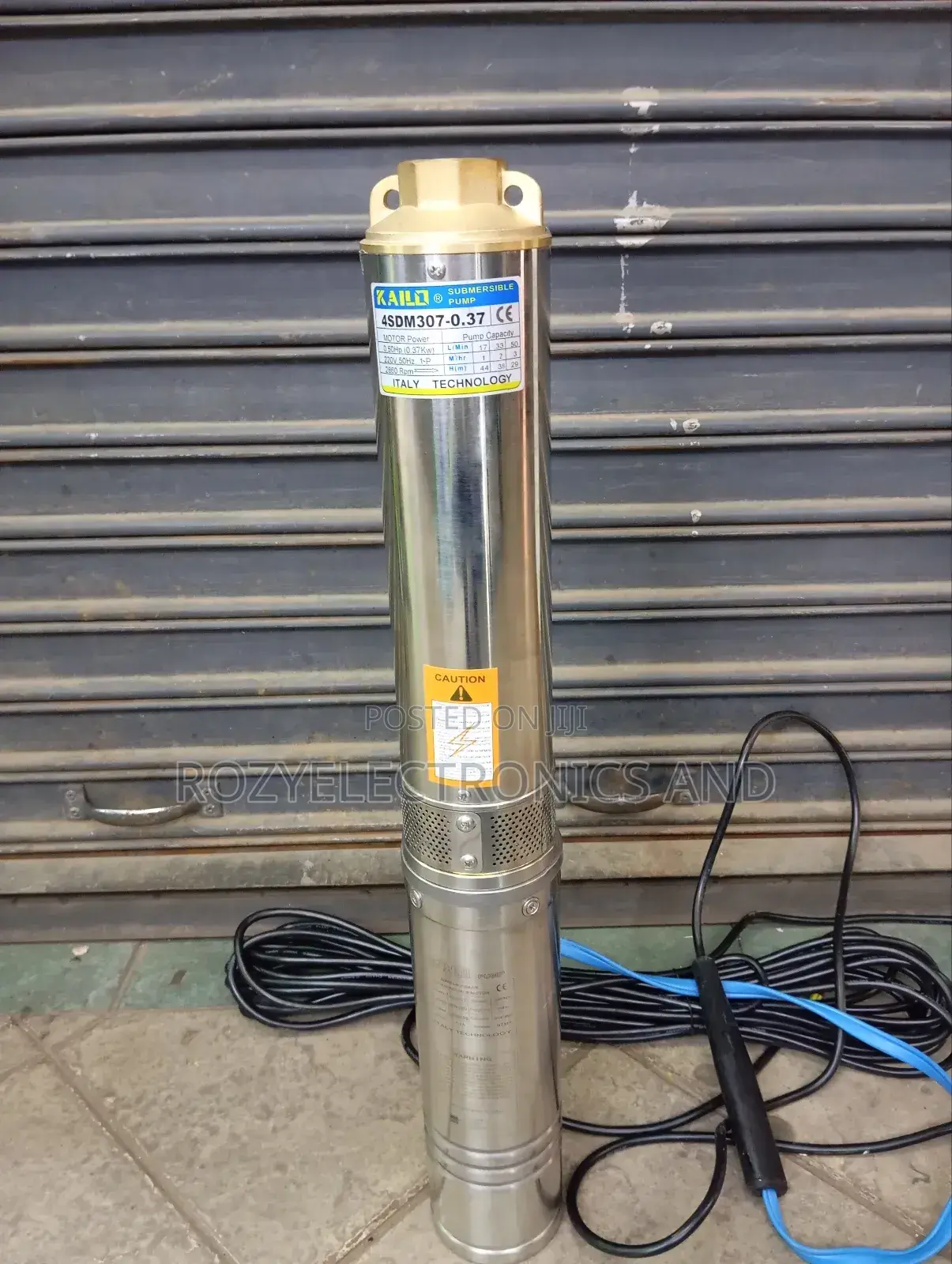 New Kailo Submasible Pump 1hp 81 M