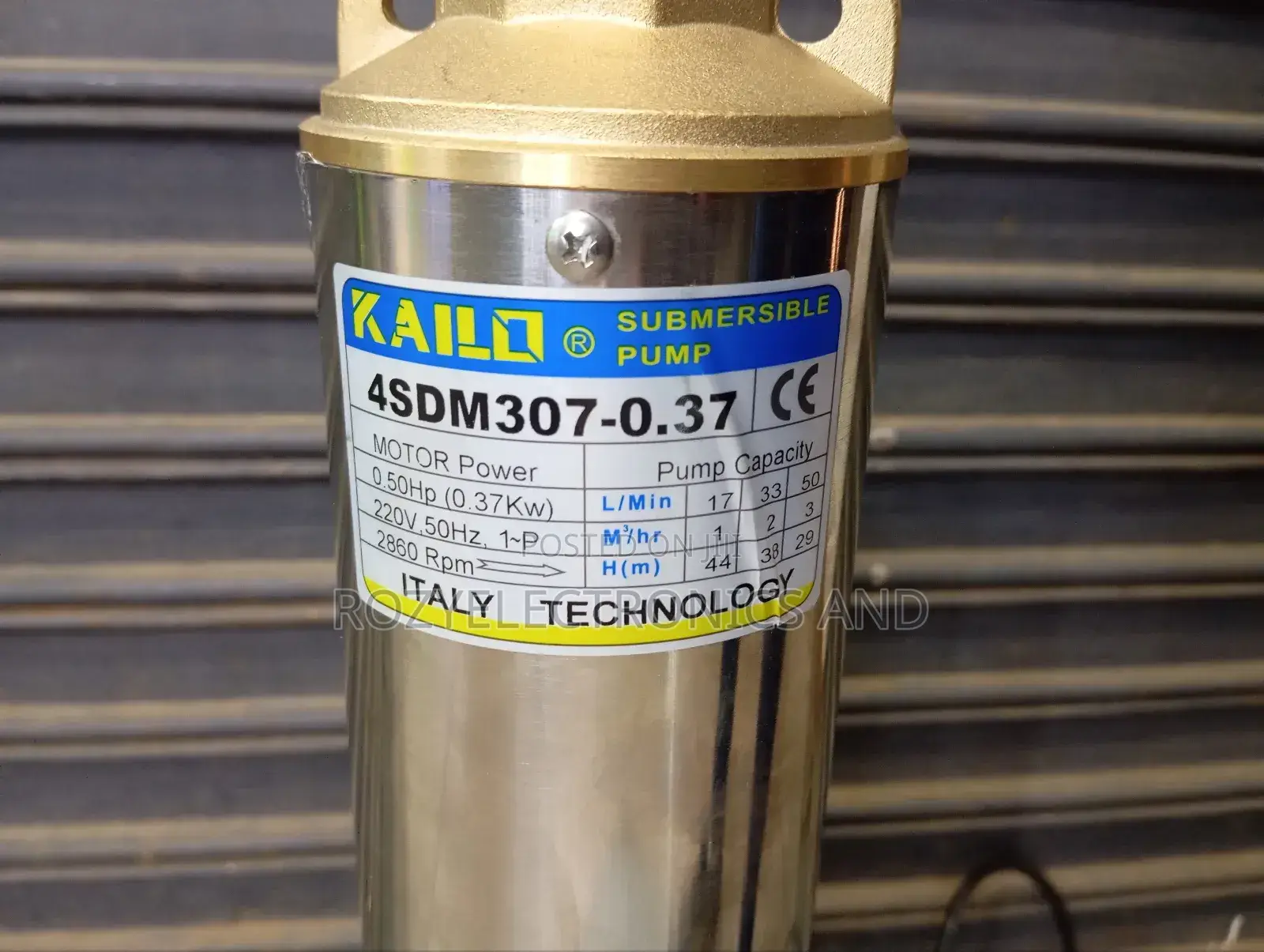 0.5hp(0.37) Electric Submasible Pump 44m