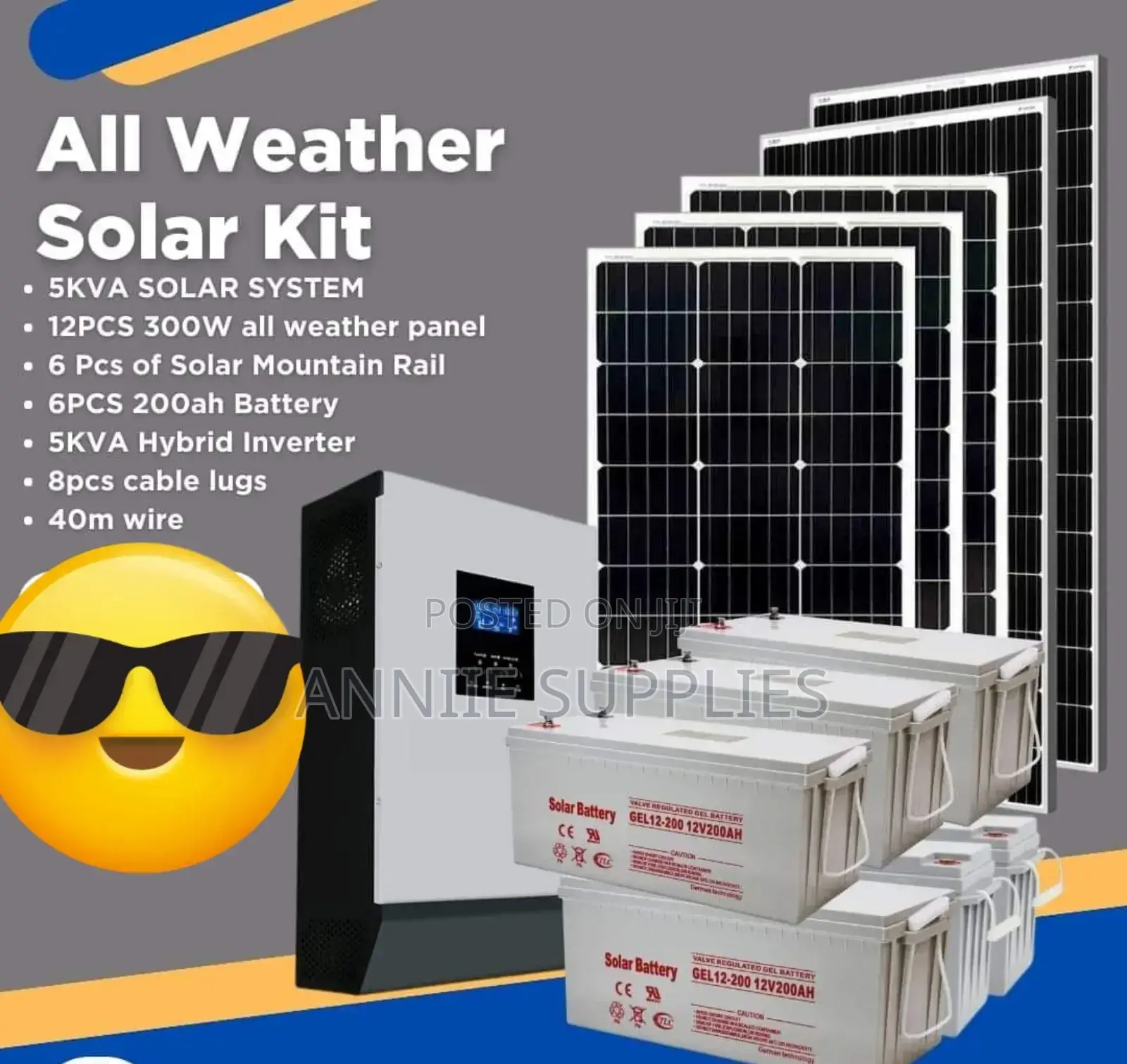 5000w Home Solar System Fullkit Plus Free Installation