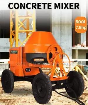 Esquire 500l Concrete Mixer With 7.5hp Engine Diesel