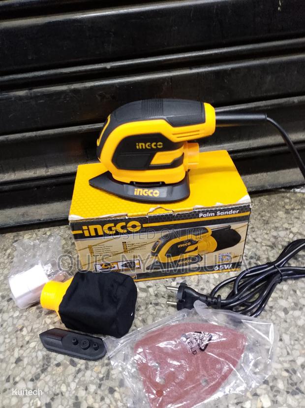 Palm Sander 65w Ingco With 6pcs Free Sander Paper - thumbnail 2