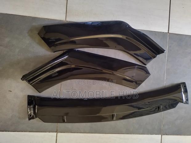 Universal Black Car Front Bumper Lip - thumbnail 2
