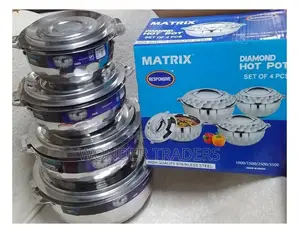 Matrix 4pcs Stainless Steel Hotpots