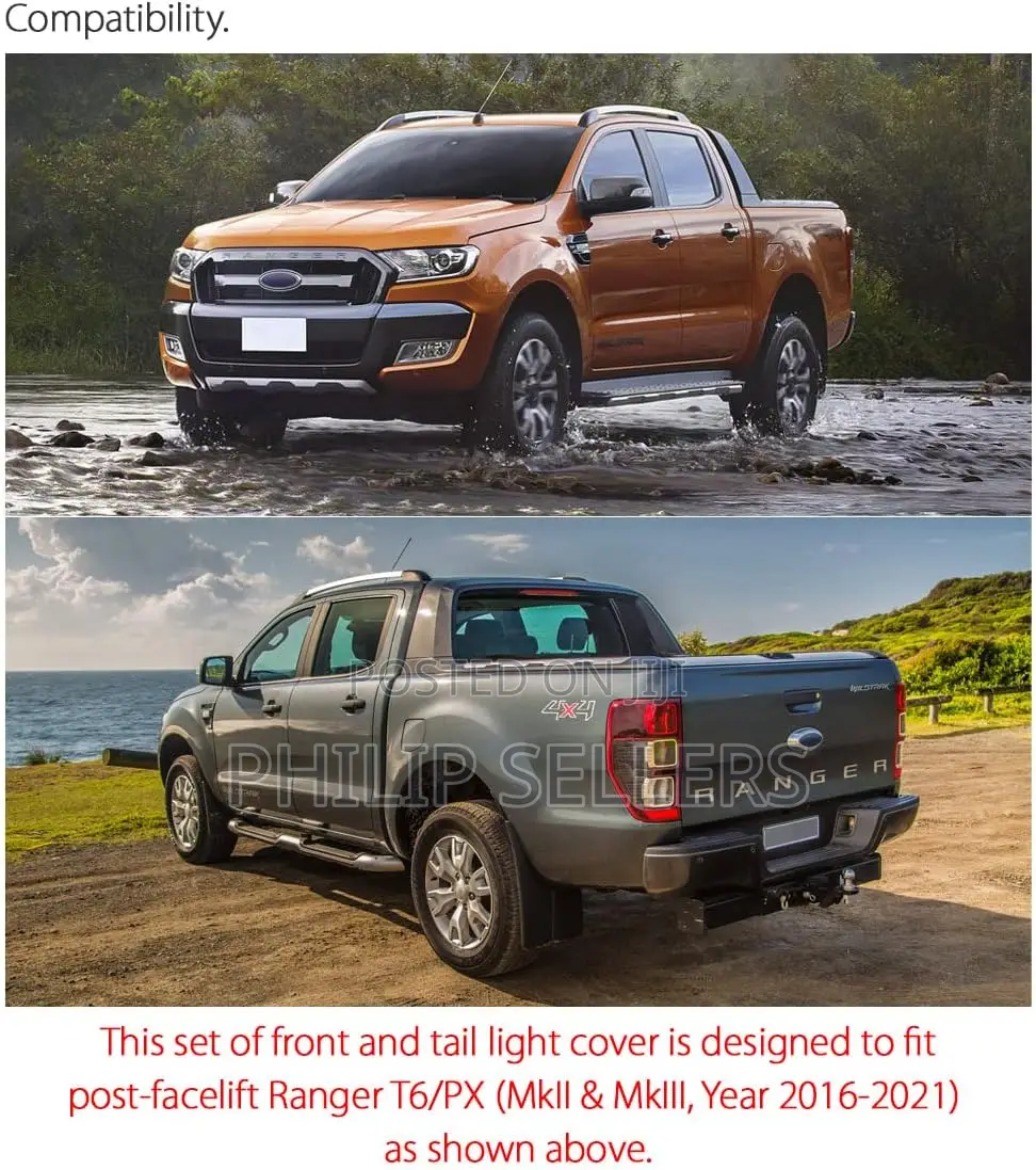 Head Light and Tail Light Guards Compatible With Ford